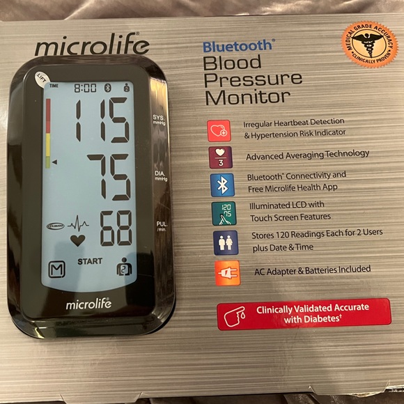 microlife Wearables New In Sealed Box Microlife Bluetooth Blood